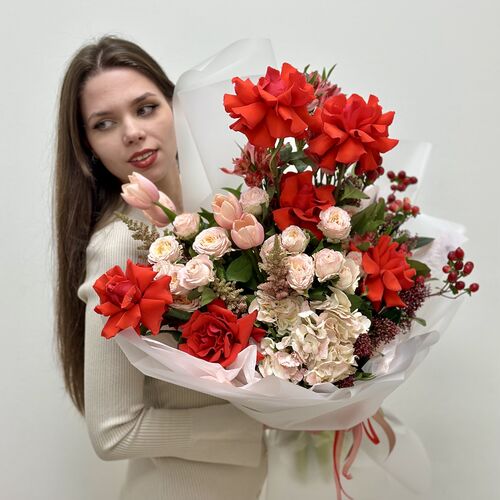 Букет "Пламенный "